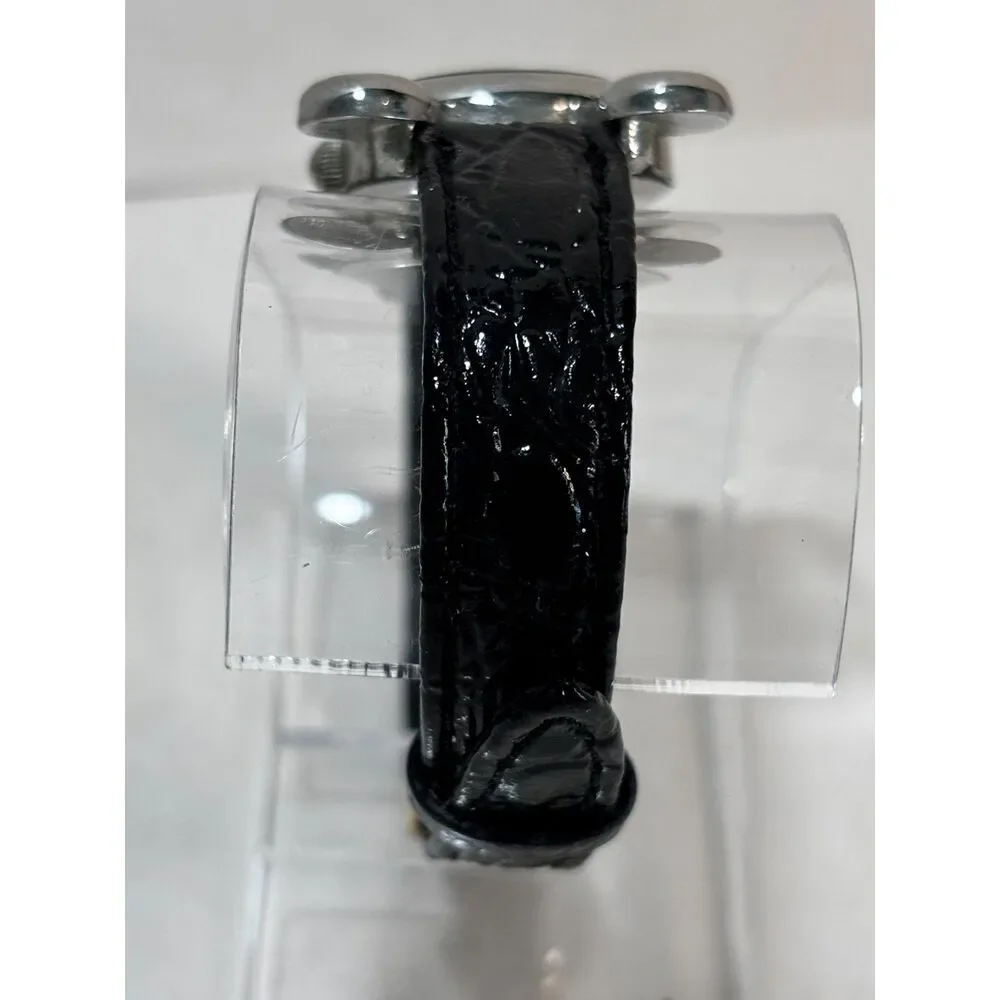 Geneva quartz Mickey Mouse silver ears women's watch, working